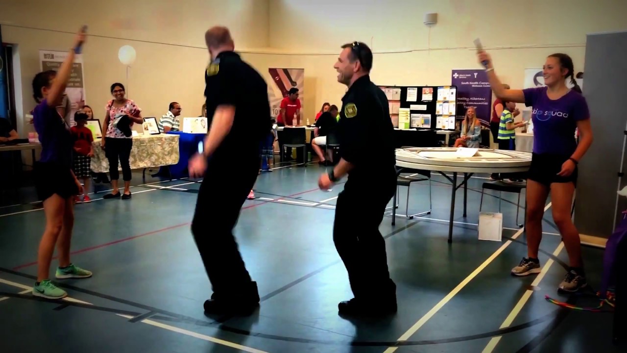 Calgary Firefighters Jump Rope